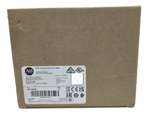 193-1efcb Allen Bradley Iec Electronic Overload Relay