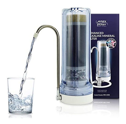 Apex Mr-1050 - Filtro De Agua Potable, Alcalino, Transparent