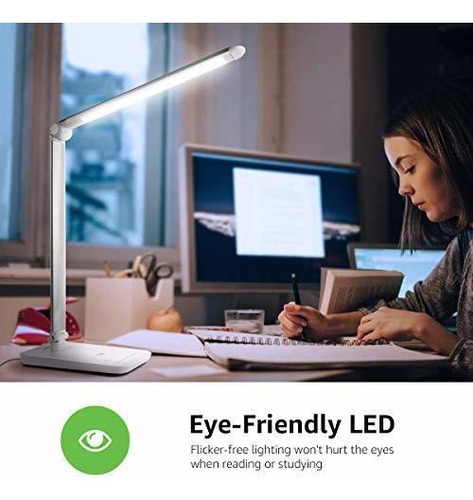 Le - Lámpara De Escritorio Led Regulable Con 7 Niveles De A
