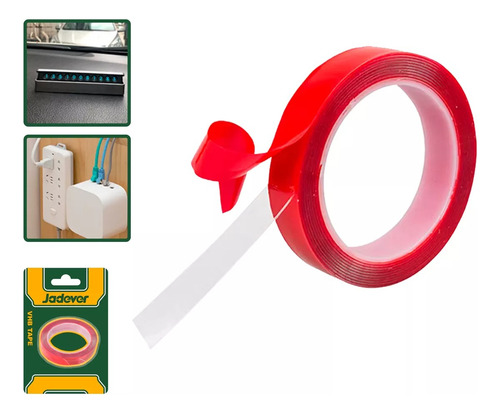 Cinta Doble Faz Transparente Jadeverb 2 M X 19 Mm Maria