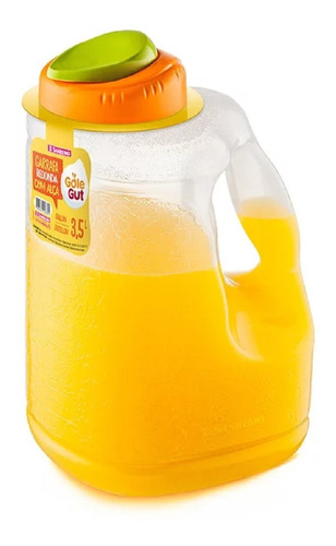 Botella De Plástico C/tapa Porta Jabon Polvo 3,5lts Sanremo