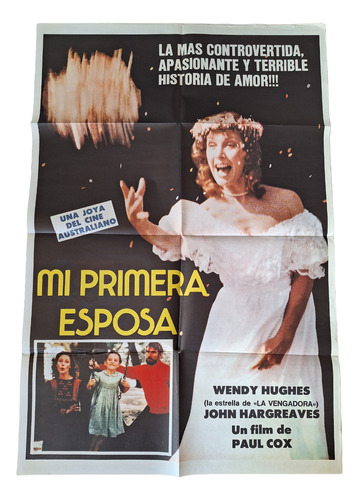 Poster Afiche Cine Antiguo Original Mi Primera Esposa *