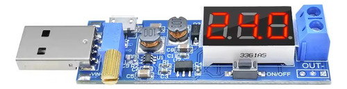 Step Up Down Con Entrada Usb, Buck Boost Salida Ajustable
