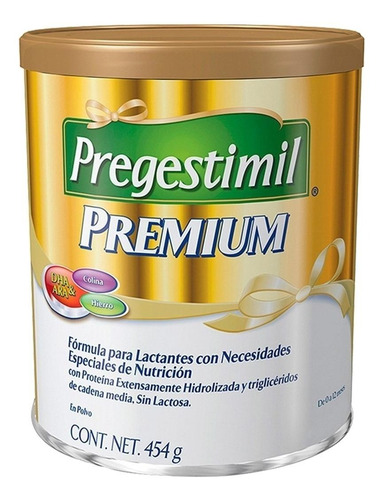 Leche de fórmula en polvo Mead Johnson Pregestimil Premium en lata de 1 de 454g - 0  a 12 meses