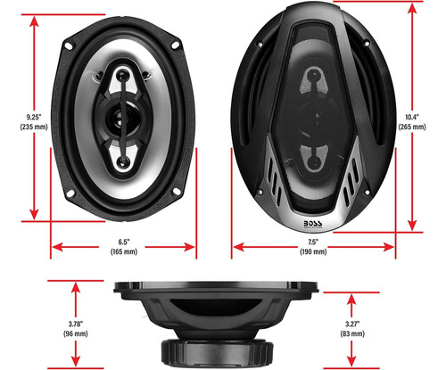 Boss Audio Onyx Altavoz Coaxial
