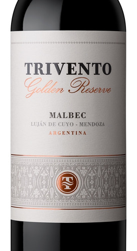 Imagen 2 de 3 de Trivento Golden Reserve Vino Tinto Malbec 750 Ml