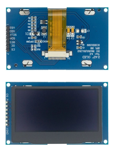 Display Oled Azul Spi 2.4 Pulgadas 128x64 Ssd1313