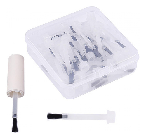 4 X 50 Piezas De Cepillos De Repuesto Para Esmalte De Uñas,