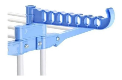 Imagen 5 de 5 de Tendedero Plegable Organizador Colgador Ropa Color Multicolor