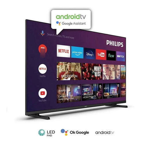 Imagen 3 de 5 de Smart Tv 43 Philips Full Hd Android