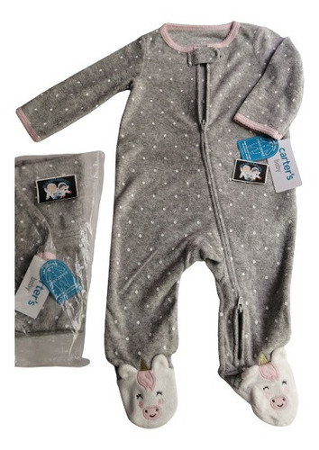 Pijama Para Bebé Niña Marca Carter's Original 6 Y 9 Meses