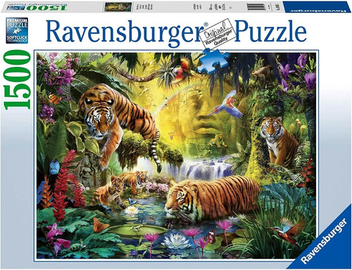 Ravensburger Rompecabezas Adultos: Tigres Tranquilos