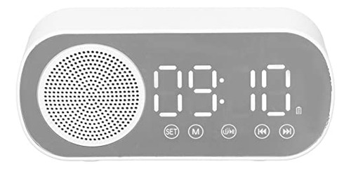 Reloj Despertador Bluetooth Pusokei: Dual Alarm & Fm Radio