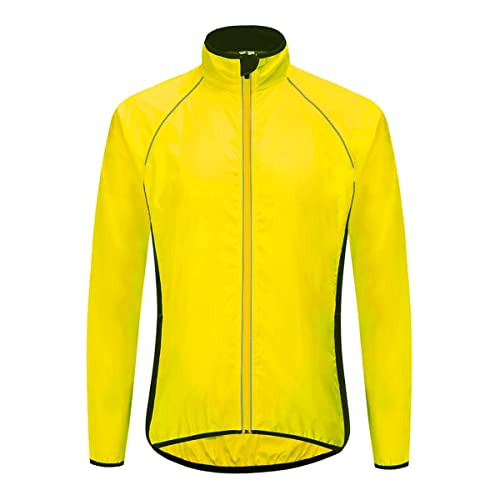 Chaqueta, Rompevientos Para Bicicleta De Alta Visibilidad, C