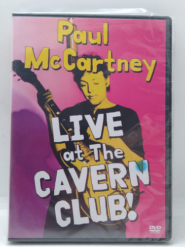 Paul Mccartney Live At The Cavern Club Dvd Nuevo