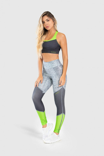 Leggings Kaisan Brasil Fitness Neon Light Mujer Performance