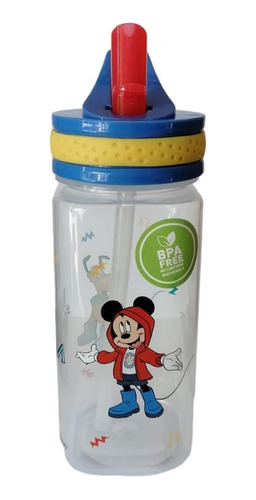 Botella Cuadrada Disney 500ml Licencias