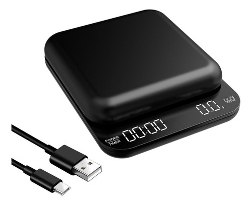 B-qtech Mini Coffee Escala Con Temperador High Precision De
