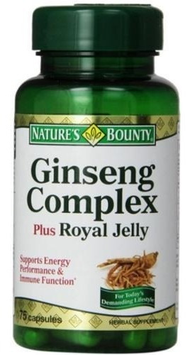 Complejo De Ginseng 75 Cápsulas (6 Frascos)  Nature's