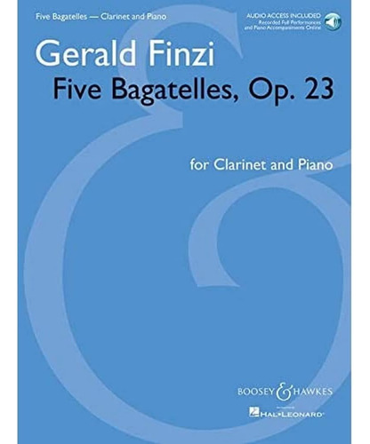 Libro: Five Bagatelles, Op. 23: Clarinet In B-flat And Piano