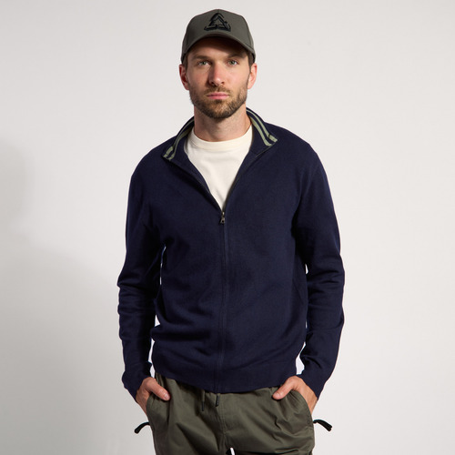 Campera Hombre Kevingston Brecker Azul Oscuro