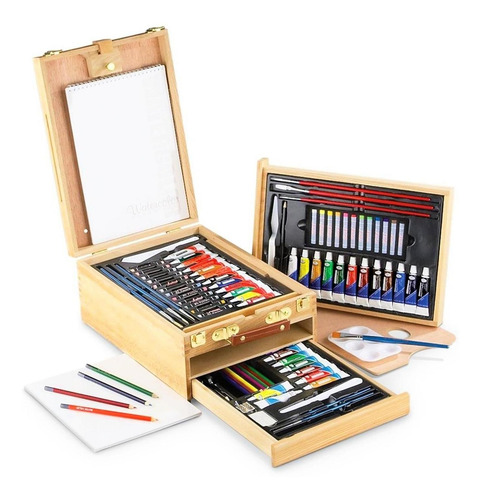 Pintura Acuarela Oleo Colores Arte Caballete Pincel Pastel