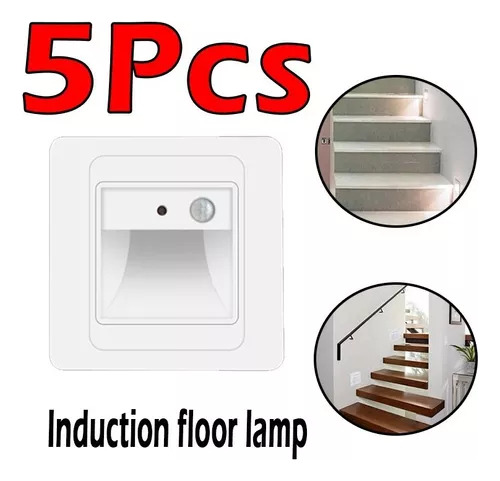 Lámpara Led Empotrable Foco De 9 Piezas Para Escalera De Par