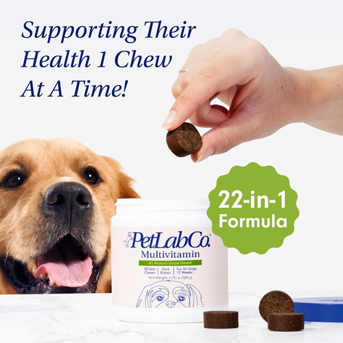 Petlabco Multivitamin Chews Perros Chewable Pork Flavor