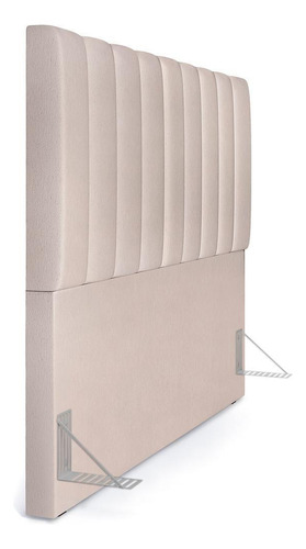 Cabeceira Cama Box Casal Queen 160 Cm Dália W01 Linho Cru