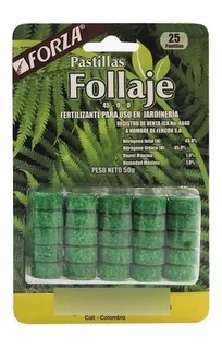 Fertilizante De Plantas De Follaje Pastilla X30 Forza