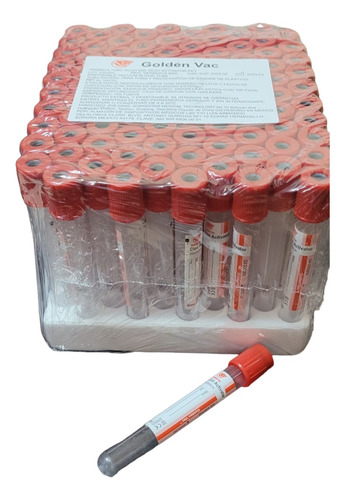 Tubo Tapón Rojo De 6 Ml Tipo Vacutainer