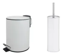 Comprar Combo Cesto Acero Pint 3 Lts Residuos + Escobilla Acero Pint Color Blanco