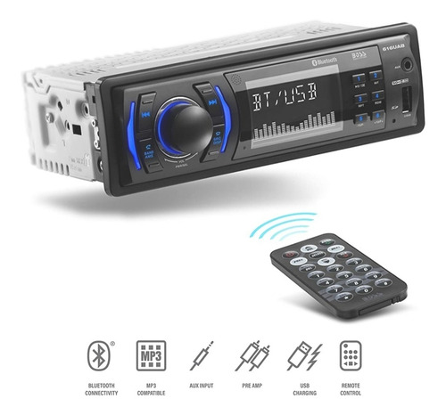 Boss Reproductor Bluetooth Am/fm, Aux Con Control No Toca Cd