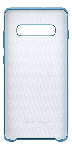 Case Samsung Silicone Cover Para Galaxy S10 Plus Azul
