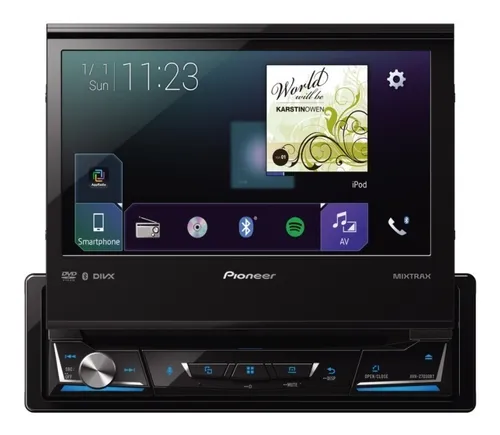 Radio Pioneer Avh-z7250bt Carplay Android Auto 7 Motorizado