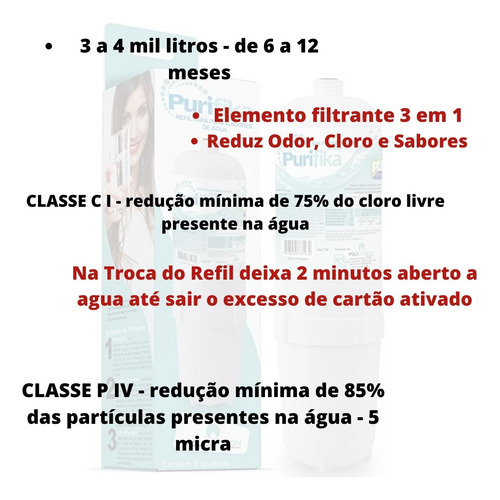 Refil Vela Policarbon Compatível Filtro Soft Todos Modelos
