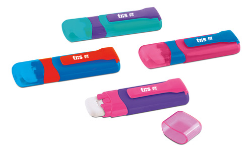 Caneta Borracha Tris Fit - Cores - 1 Unidade