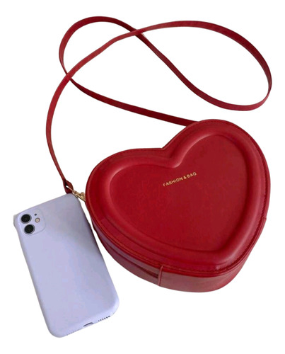 Bolsa En Forma De Corazon Bolsa Mujer Crossbody Regalo Amor