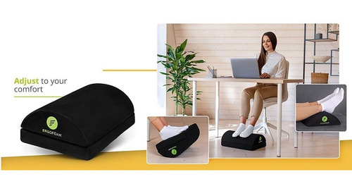 Ergofoam Apoio De Pé Ajustável De Espuma Para Descanso Pes
