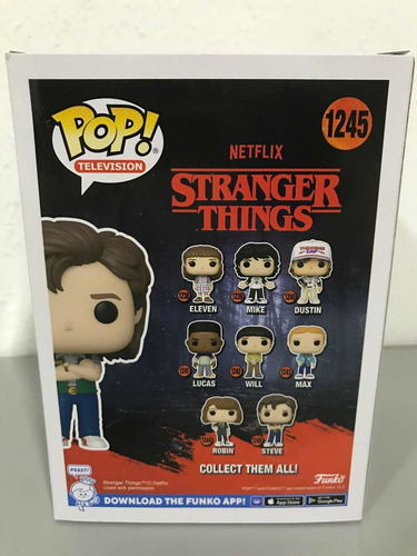 Steve 1245 Funko Pop Stranger Things Seasson 4 Nuevo