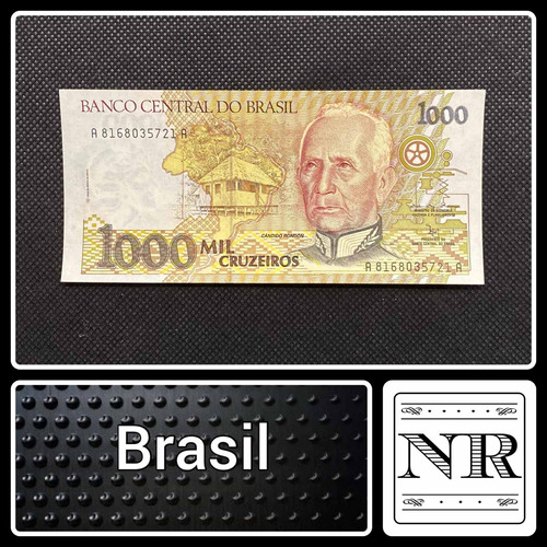 Brasil - 1000 Cruzeiros - Año 1991 - P #231 - Rondon 