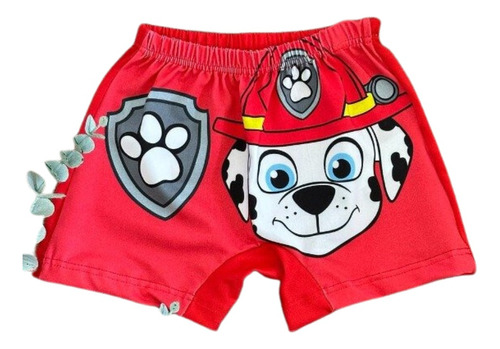 Malla Sunga Paw Patrol Patrulla Canina Chase Marshall Niño