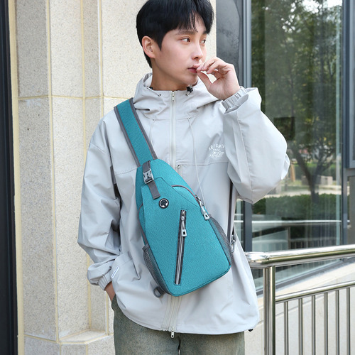Bolso De Pecho Para Hombre, Mochila Multifuncional Simple E