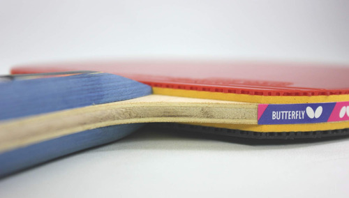 Raqueta De Tenis De Mesa Butterfly Nakama S-9 Con 2 Pelotas Color Tamaño Del Grip
