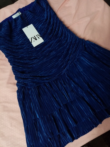 Imagen 7 de 8 de Vestido De Fiesta Dama- Corto. - Zara -talle L- Nuevo!!!