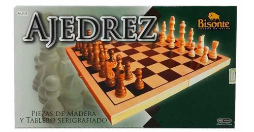 Ajedrez Madera Mediano Bisonte