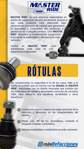 2 Rótulas Superiores Cr-v L4 2.0l De 1997 A 2001 M. Ride