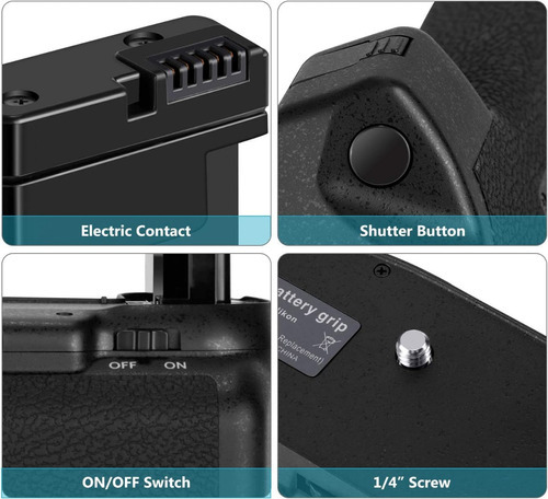 Grip Bateria Kingma Compatible Con Nikon D3400 Mb-d3400 Battery Grip Empuñadura