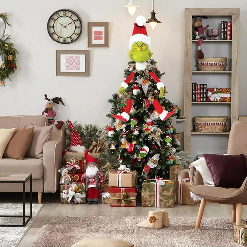 Grinch Figuras Decorativas Decoración Árbol De Navidad 5 Pcs