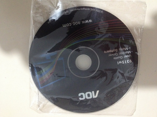 Cd De Instalação Monitor Aoc 931 Swl